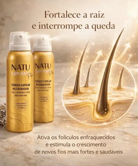 Tônico Capilar Antiqueda Natucap Hair - 2 Frascos