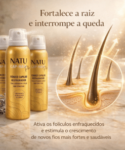 Tônico Capilar Antiqueda Natucap Hair - 3 Frascos